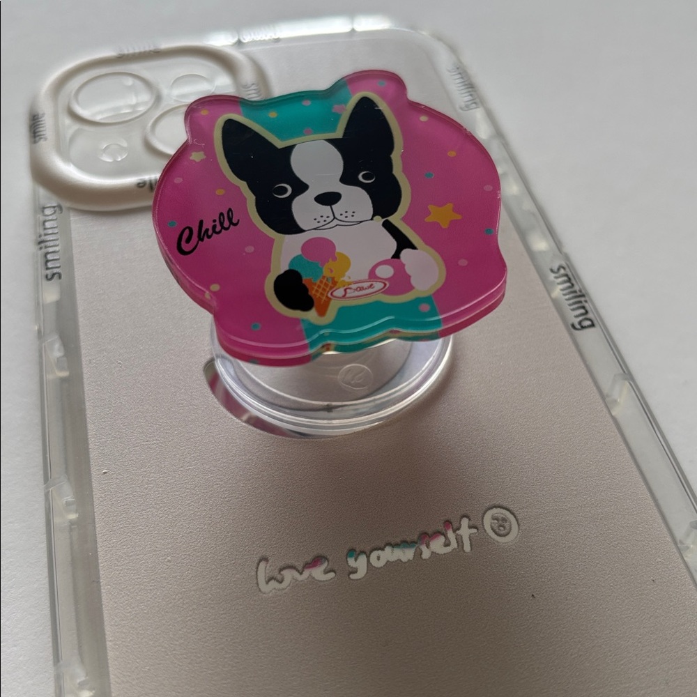 Gifts for Anyone🎁Boston Terrier Stick -on Phone Grip
